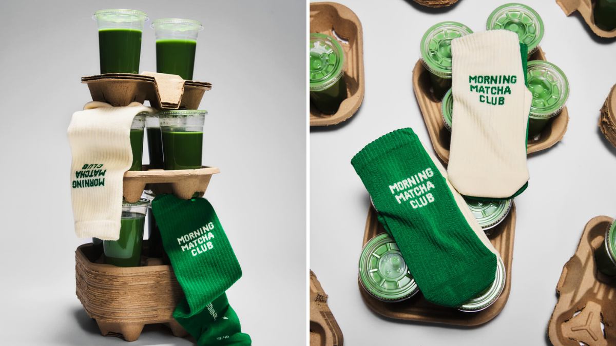 Many Mornings - skarpetki sportowe - MATCHA CLUB